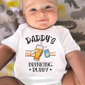 Votre compagnon de beuverie - Body bébé personnalisé pour la famille - Cadeau de fête des mères, de baby shower, pour la première maman