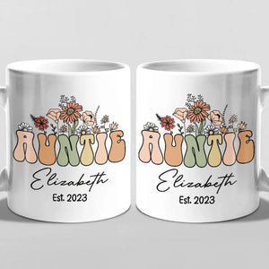 J'adore être appelée tante ! Mug personnalisé pour la famille ! Cadeau pour les membres de la famille