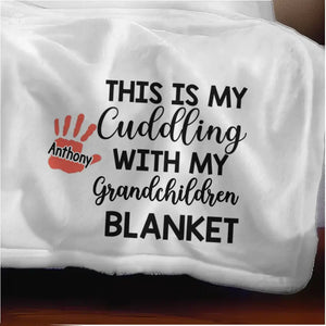 Considérez cette couverture comme un câlin - Couverture personnalisée pour la famille - Cadeau pour grand-mère