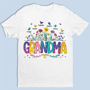 Fleurs s'épanouissent dans le jardin de l'amour - T-shirt unisexe personnalisé, sweat à capuche, sweat-shirt - Fête des Mères, cadeau pour maman, grand-mère