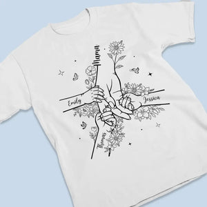 Nous sommes nés de l'amour, l'amour est notre mère - T-shirt unisexe personnalisé, sweat à capuche, sweat-shirt - Fête des mères, cadeau pour maman, grand-mère