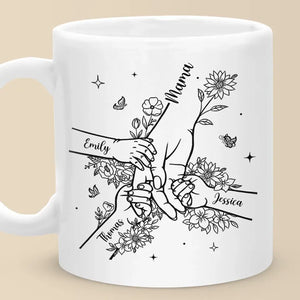 Les étoiles ne brillent pas sans l'obscurité - Mug personnalisé pour la famille - Fête des Mères, cadeau pour maman, grand-mère