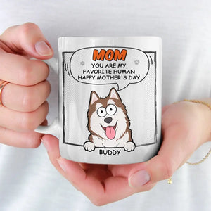 Notre tâche doit être de nous libérer - Mug personnalisé pour chien et chat - Fête des Mères, cadeau pour les propriétaires d'animaux et les amoureux des animaux