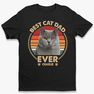 Photo personnalisée « Les animaux sont là » - T-shirt unisexe personnalisé pour chien et chat, sweat à capuche, sweat-shirt - Fête des Pères, cadeau pour les propriétaires d'animaux et les amoureux des animaux