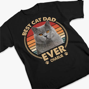 Photo personnalisée « Les animaux sont là » - T-shirt unisexe personnalisé pour chien et chat, sweat à capuche, sweat-shirt - Fête des Pères, cadeau pour les propriétaires d'animaux et les amoureux des animaux