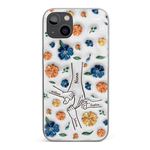 Meilleure maman du monde - Coque de téléphone transparente personnalisée avec effet gonflé en 3D - Cadeau pour la fête des mères, maman, grand-mère