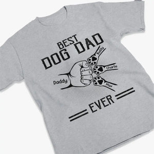 Nos animaux de compagnie sont notre famille - T-shirt unisexe personnalisé pour chien et chat, sweat à capuche, sweat-shirt - Fête des pères, cadeau pour les propriétaires d'animaux et les amoureux des animaux