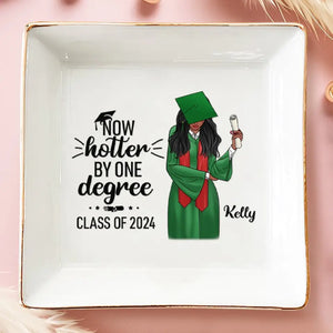 Un degré de plus pour la chaleur - Plat à bijoux personnalisé pour la famille - Cadeau de remise de diplôme pour les membres de la famille, les frères et sœurs