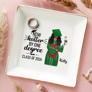 Un degré de plus pour la chaleur - Plat à bijoux personnalisé pour la famille - Cadeau de remise de diplôme pour les membres de la famille, les frères et sœurs