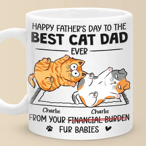 Un chat mène à un autre - Mug personnalisé pour chat - Fête des pères, cadeau pour les propriétaires d'animaux et les amoureux des animaux