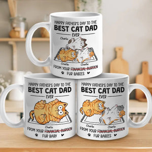 Un chat mène à un autre - Mug personnalisé pour chat - Fête des pères, cadeau pour les propriétaires d'animaux et les amoureux des animaux