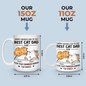 Un chat mène à un autre - Mug personnalisé pour chat - Fête des pères, cadeau pour les propriétaires d'animaux et les amoureux des animaux