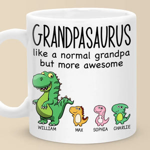 Un papa normal mais encore plus génial - Mug personnalisé pour la famille - Fête des pères, cadeau pour papa, grand-père