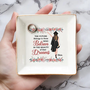 C'est le début de tout ce que vous désirez - Plat à bijoux personnalisé pour la famille - Cadeau de fin d'études pour les membres de la famille, les frères et sœurs