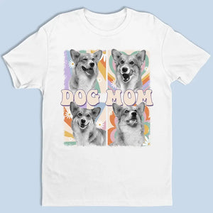 Photo personnalisée « La vie est dure, les animaux la rendent meilleure » - T-shirt, sweat à capuche et sweat-shirt unisexe personnalisé pour chien et chat - Cadeau pour propriétaires et amoureux des animaux