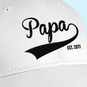 Hé papa, tu fais du bon travail - Casquette brodée personnalisée en famille - Fête des pères, cadeau pour papa