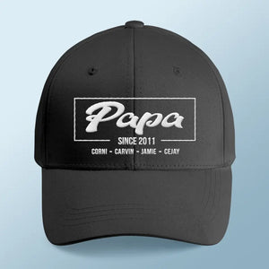 Mon père est mon meilleur ami - Casquette brodée personnalisée en famille - Cadeau pour la fête des pères