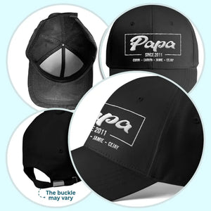 Mon père est mon meilleur ami - Casquette brodée personnalisée en famille - Cadeau pour la fête des pères