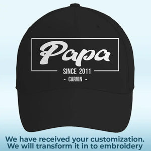 Mon père est mon meilleur ami - Casquette brodée personnalisée en famille - Cadeau pour la fête des pères