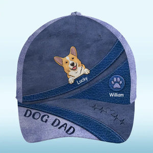 Tu as volé une pizza de mon cœur - Casquette personnalisée pour chien, casquette classique à imprimé intégral - Fête des pères, cadeau pour les propriétaires d'animaux de compagnie, amoureux des animaux