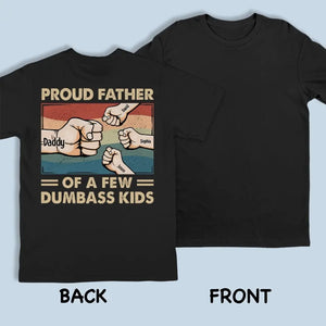 Les meilleurs pères ont les cœurs les plus doux et les plus adorables - T-shirt unisexe personnalisé imprimé au dos pour la famille, sweat à capuche, sweat-shirt - Fête des pères, cadeau pour papa, grand-père