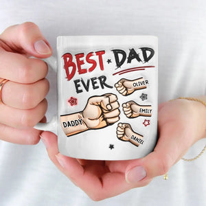 Tu es toujours le meilleur pour moi - Mug personnalisé en 3D avec effet gonflé - Cadeau pour la fête des pères, papa, grand-père