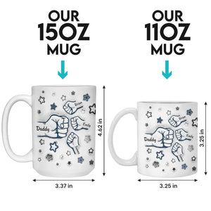 Personne d'autre au monde n'est meilleur que mon père - Mug personnalisé en 3D avec effet gonflé - Cadeau pour la fête des pères, papa, grand-père