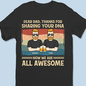 Famille non par naissance mais par chance - T-shirt unisexe personnalisé, sweat à capuche, sweat-shirt - Fête des pères, cadeau pour papa, grand-père