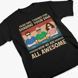 Famille non par naissance mais par chance - T-shirt unisexe personnalisé, sweat à capuche, sweat-shirt - Fête des pères, cadeau pour papa, grand-père