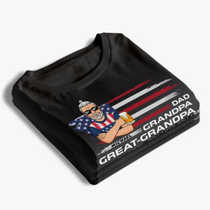 Je continue à m'améliorer - T-shirt unisexe personnalisé pour la famille, sweat à capuche, sweat-shirt - Fête des pères, cadeau pour papa, grand-père