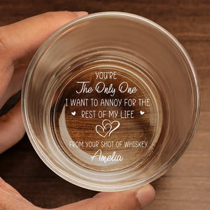 Je suis à toi, aucun retour ni remboursement ! Verre à whisky personnalisé pour couple ! Cadeau pour mari et femme, anniversaire