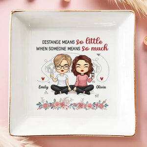J'aimerais que tu habites à côté - Porte-bijoux personnalisé pour meilleure amie - Cadeau pour meilleures amies, meilleures amies, sœurs