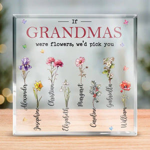Une mère est toujours une mère, la chose la plus sacrée au monde - Plaque acrylique carrée personnalisée pour la famille - Cadeau pour maman, grand-mère