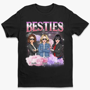 Les vrais amis sont toujours ensemble en esprit - T-shirt unisexe personnalisé Bestie, sweat à capuche, sweat-shirt - Cadeau pour les meilleures amies, BFF, sœurs