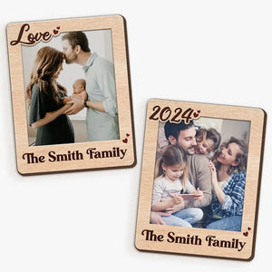 Photo personnalisée de mes proches - Aimant photo personnalisé pour la famille - Cadeau pour les membres de la famille