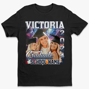 Photo personnalisée : il est temps de commencer un nouveau rêve ! T-shirt, sweat à capuche et sweat-shirt unisexe personnalisé pour la famille ; cadeau de fin d'études pour les membres de la famille, les frères et sœurs.
