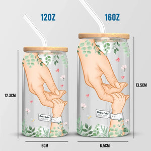 Vous faites mieux que vous ne le pensez - Tasse en verre personnalisée pour la famille, tasse à café glacé - Cadeau pour la fête des mères, baby shower, première maman