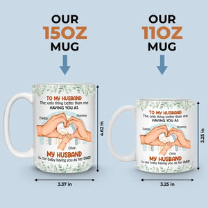 Merci de nous avoir montré votre amour - Tasse personnalisée pour couple - Cadeau pour mari et femme, anniversaire