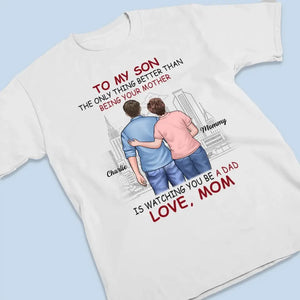 Tu ne cesses jamais de grandir et de changer - T-shirt, sweat à capuche, sweat-shirt unisexe personnalisé pour la famille - Cadeau pour maman, grand-mère, fils