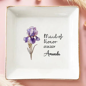 Tu es ma demoiselle d'honneur - Porte-bijoux personnalisé pour meilleure amie - Cadeau de mariage, cadeau de demoiselle d'honneur pour meilleures amies, meilleures amies, sœurs