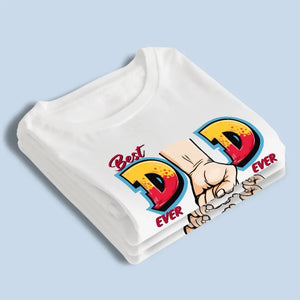 Le meilleur papa m'appartient - T-shirt unisexe personnalisé pour la famille, sweat à capuche, sweat-shirt - Fête des pères, cadeau pour papa, grand-père