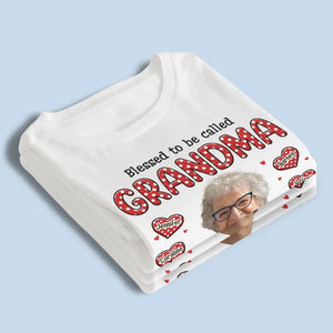 T-shirt, sweat à capuche et sweat-shirt unisexe personnalisé avec photo « Grand-mère » – Cadeau pour maman et grand-mère