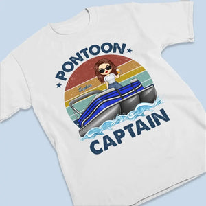 La vie est meilleure sur un ponton - T-shirt, sweat à capuche et sweat-shirt unisexe personnalisé pour toute la famille - Cadeau pour les membres de la famille et les amateurs de ponton