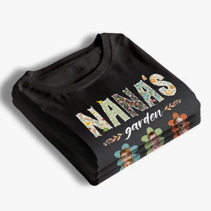 Photo personnalisée : quand un enfant naît, les grands-mères aussi ! T-shirt, sweat à capuche et sweat-shirt unisexe personnalisé pour la famille ! Cadeau pour maman et grand-mère