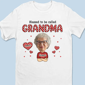 T-shirt, sweat à capuche et sweat-shirt unisexe personnalisé avec photo « Grand-mère » – Cadeau pour maman et grand-mère
