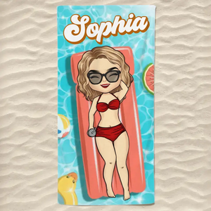 L'été nous appelle - Serviette de plage personnalisée pour meilleure amie - Cadeau de vacances d'été, cadeau d'anniversaire pour meilleure amie, meilleure amie, sœur