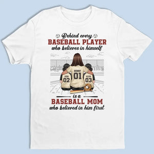 Maman de baseball - T-shirt, sweat à capuche et sweat-shirt unisexe personnalisé pour la famille - Cadeau pour maman, passionnée de sport, joueuse