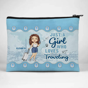 Le ciel m'appelle et je dois y aller - Trousse de maquillage personnalisée de voyage - Cadeau de vacances, cadeau pour les amateurs de voyages d'aventure