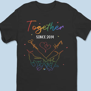 L'amour compte, l'amour c'est l'amour - T-shirt unisexe personnalisé, sweat à capuche, sweat-shirt - Cadeau pour mari et femme, anniversaire, LGBTQ+