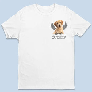 Photo personnalisée « Une fois à mes côtés, pour toujours dans mon cœur » – T-shirt unisexe personnalisé, sweat à capuche, sweat-shirt – Cadeau de condoléances pour les propriétaires d'animaux et les amoureux des animaux